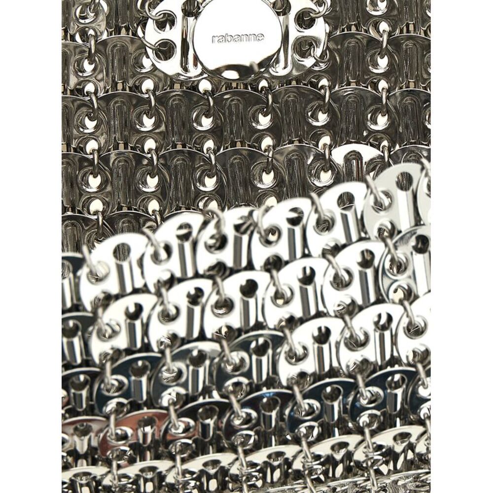 Paco Rabanne Silver Brass Clutch Women's Bag - Picture 4 of 4